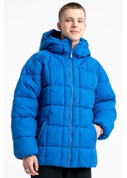 Niebieska pikowana kurtka ocieplana z kapturem, Rozmiar - 140, Kolor - Niebieski ze sklepu REPORTER w kategorii Kurtki chłopięce - zdjęcie 189109748