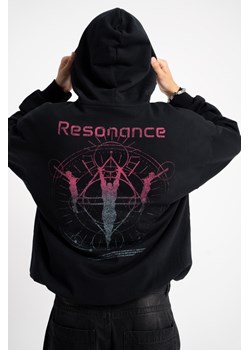 Czarna bluza REGULAR z kapturem z autorska grafiką z tyłu, Rozmiar - 152, Kolor - Czarny ze sklepu REPORTER w kategorii Bluzy chłopięce - zdjęcie 189109768