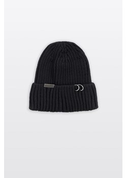 Czarna czapka zimowa, Rozmiar -  r2, Kolor - Czarny ze sklepu REPORTER w kategorii Czapki dziecięce - zdjęcie 189109949