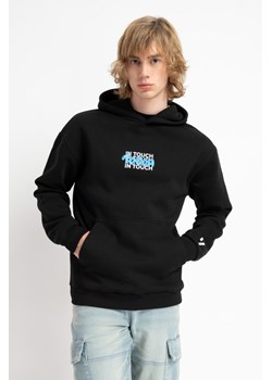 Czarna bluza UNISEX REGULAR z kapturem IN TOUCH, Rozmiar - 152, Kolor - Czarny ze sklepu REPORTER w kategorii Bluzy chłopięce - zdjęcie 189110216