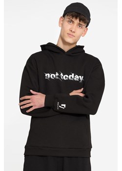 Czarna bluza UNISEX REGULAR z kapturem NOT TODAY, Rozmiar - 152, Kolor - Czarny ze sklepu REPORTER w kategorii Bluzy chłopięce - zdjęcie 189110225