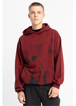 Bordowa bluza REGULAR z nadrukiem na całości, Rozmiar - 140, Kolor - Czerwony ze sklepu REPORTER w kategorii Bluzy chłopięce - zdjęcie 189110436