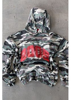 2005xReporter Camo bluza OVERSIZE z kapturem, Rozmiar - S--, Kolor - Kremowy ze sklepu REPORTER w kategorii Bluzy chłopięce - zdjęcie 189110478