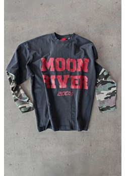 2005xReporter Czarny longsleeve, Rozmiar - S--, Kolor - Kremowy ze sklepu REPORTER w kategorii T-shirty chłopięce - zdjęcie 189110508