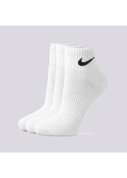 NIKE SKARPETY 3PPK QUARTER WHITE ze sklepu Sizeer w kategorii Skarpetki męskie - zdjęcie 189111196