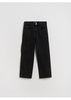 Reserved - Jeansy straight fit - czarny ze sklepu Reserved w kategorii Spodnie chłopięce - zdjęcie 189111879