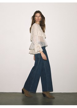 Reserved - Skórzane botki na obcasie - brązowy ze sklepu Reserved w kategorii Botki - zdjęcie 189112165