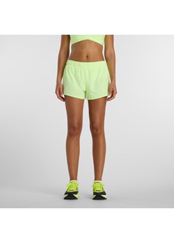 Spodenki damskie New Balance WS41286AFG – zielone ze sklepu New Balance Poland w kategorii Szorty - zdjęcie 189112206