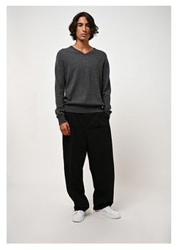 AUTHENTIC CASHMERE Kaszmirowy sweter "Agel" w kolorze antracytowym ze sklepu Limango Polska w kategorii Swetry męskie - zdjęcie 189114388