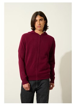 AUTHENTIC CASHMERE Kaszmirowy kardigan "Neurre" w kolorze bordowym ze sklepu Limango Polska w kategorii Swetry męskie - zdjęcie 189114649