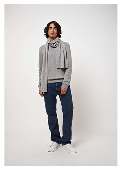 AUTHENTIC CASHMERE Kaszmirowy sweter "Victo" w kolorze jasnoszarym ze sklepu Limango Polska w kategorii Swetry męskie - zdjęcie 189114719