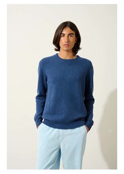 AUTHENTIC CASHMERE Kaszmirowy sweter "Victo" w kolorze niebieskim ze sklepu Limango Polska w kategorii Swetry męskie - zdjęcie 189114726