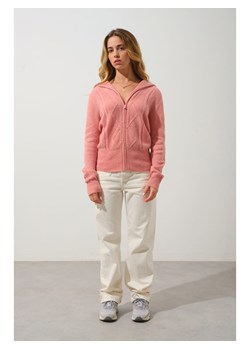 AUTHENTIC CASHMERE Kaszmirowy kardigan "Antigo" w kolorze łososiowym ze sklepu Limango Polska w kategorii Swetry damskie - zdjęcie 189114789