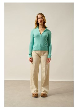AUTHENTIC CASHMERE Kaszmirowy sweter "Asta" w kolorze turkusowym ze sklepu Limango Polska w kategorii Swetry damskie - zdjęcie 189114836