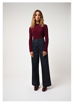 AUTHENTIC CASHMERE Kaszmirowy sweter "Bella" w kolorze bordowym ze sklepu Limango Polska w kategorii Swetry damskie - zdjęcie 189114855
