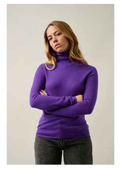 AUTHENTIC CASHMERE Kaszmirowy golf "Bise" w kolorze fioletowym ze sklepu Limango Polska w kategorii Swetry damskie - zdjęcie 189114868