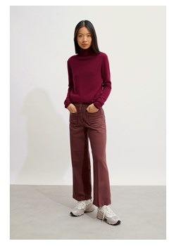 AUTHENTIC CASHMERE Kaszmirowy golf "Bise" w kolorze bordowym ze sklepu Limango Polska w kategorii Swetry damskie - zdjęcie 189114878