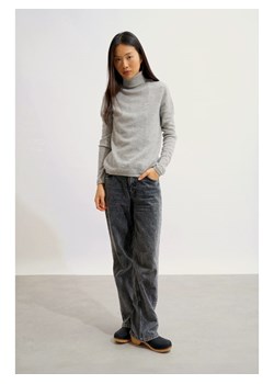 AUTHENTIC CASHMERE Kaszmirowy golf "Bise" w kolorze szarym ze sklepu Limango Polska w kategorii Swetry damskie - zdjęcie 189114886