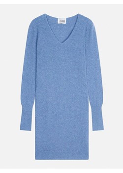 AUTHENTIC CASHMERE Kaszmirowa sukienka "Capelet" w kolorze błękitnym ze sklepu Limango Polska w kategorii Sukienki - zdjęcie 189114939