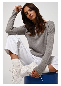 AUTHENTIC CASHMERE Kaszmirowy sweter "Criou" w kolorze szarym ze sklepu Limango Polska w kategorii Swetry damskie - zdjęcie 189115127