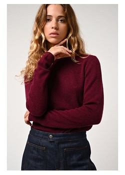 AUTHENTIC CASHMERE Kaszmirowy sweter "Criou" w kolorze bordowym ze sklepu Limango Polska w kategorii Swetry damskie - zdjęcie 189115136