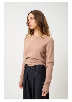 AUTHENTIC CASHMERE Kaszmirowy sweter "Criou" w kolorze beżowym ze sklepu Limango Polska w kategorii Swetry damskie - zdjęcie 189115145