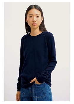 AUTHENTIC CASHMERE Kaszmirowy sweter "Etret" w kolorze granatowym ze sklepu Limango Polska w kategorii Swetry damskie - zdjęcie 189115348