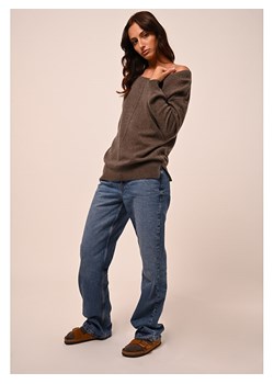 AUTHENTIC CASHMERE Kaszmirowy sweter "Faraut" w kolorze brązowym ze sklepu Limango Polska w kategorii Swetry damskie - zdjęcie 189115378