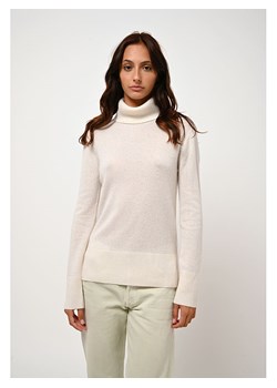AUTHENTIC CASHMERE Kaszmirowy golf "Fornet" w kolorze kremowym ze sklepu Limango Polska w kategorii Swetry damskie - zdjęcie 189115399