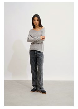 AUTHENTIC CASHMERE Kaszmirowy sweter "Galise" w kolorze szarym ze sklepu Limango Polska w kategorii Swetry damskie - zdjęcie 189115425