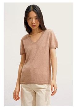 AUTHENTIC CASHMERE Kaszmirowy sweter "Kali" w kolorze karmelowym ze sklepu Limango Polska w kategorii Swetry damskie - zdjęcie 189115557