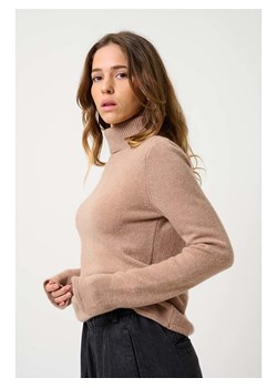 AUTHENTIC CASHMERE Kaszmirowy golf "Linda" w kolorze beżowym ze sklepu Limango Polska w kategorii Swetry damskie - zdjęcie 189115607