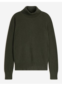 AUTHENTIC CASHMERE Kaszmirowy golf "Roxane" w kolorze khaki ze sklepu Limango Polska w kategorii Swetry damskie - zdjęcie 189115647