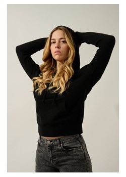 AUTHENTIC CASHMERE Kaszmirowy sweter "Solara" w kolorze czarnym ze sklepu Limango Polska w kategorii Swetry damskie - zdjęcie 189115649