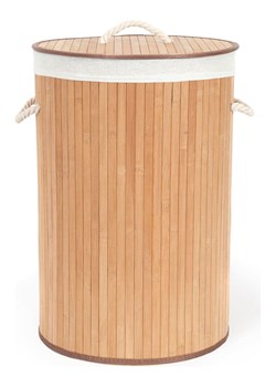 Compactor Kosz w kolorze jasnobrązowym na pranie - wys. 60 x Ø 40 cm ze sklepu Limango Polska w kategorii Akcesoria łazienkowe - zdjęcie 189115837