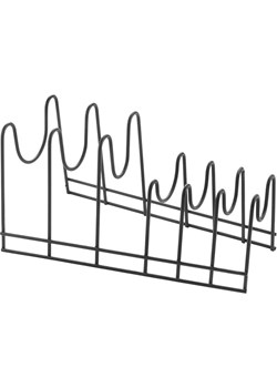 metaltex Stojak "Lido" w kolorze czarnym na pokrywki - 28 x 14 x 16 cm ze sklepu Limango Polska w kategorii Akcesoria i przechowywanie - zdjęcie 189116345