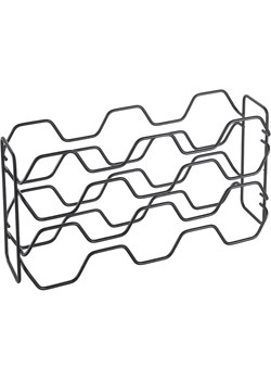 metaltex Regał "Hexagon" w kolorze czarnym na butelki wina - 43 x 22 x 12 cm ze sklepu Limango Polska w kategorii Regały i witryny - zdjęcie 189116489
