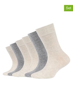 camano Skarpety (6 par) w kolorze beżowo-szarym ze sklepu Limango Polska w kategorii Skarpetki dziecięce - zdjęcie 189116545