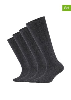 camano Skarpety (4 pary) w kolorze antracytowym ze sklepu Limango Polska w kategorii Skarpetki dziecięce - zdjęcie 189116645