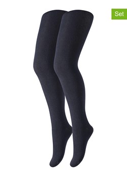 s.Oliver Rajstopy (2 pary) w kolorze granatowym ze sklepu Limango Polska w kategorii Rajstopy dziecięce - zdjęcie 189116887