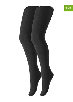 s.Oliver Rajstopy (2 pary) w kolorze czarnym ze sklepu Limango Polska w kategorii Rajstopy dziecięce - zdjęcie 189116888