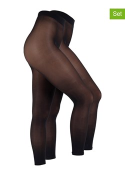s.Oliver Legginsy (2 pary) w kolorze czarnym ze sklepu Limango Polska w kategorii Spodnie damskie - zdjęcie 189116919