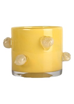 Byon Świecznik "Arlo" w kolorze żółtym - wys. 10 x Ø 10 cm ze sklepu Limango Polska w kategorii Świeczniki - zdjęcie 189116929