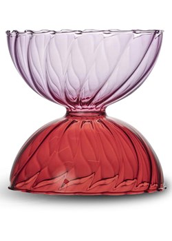 Byon Miska deserowa "Carameli" w kolorze różowo-czerwonym - wys. 17 x Ø 16 cm ze sklepu Limango Polska w kategorii Naczynia - zdjęcie 189116996