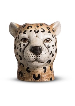 Byon Wazon "Cheetah" w kolorze jasnobrązowo-białym - wys. 20 x Ø 19 cm ze sklepu Limango Polska w kategorii Wazony - zdjęcie 189117017