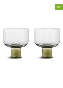 Byon Szklanki (2 szt.) "Victoria" w kolorze oliwkowym - 350 ml ze sklepu Limango Polska w kategorii Naczynia - zdjęcie 189117386