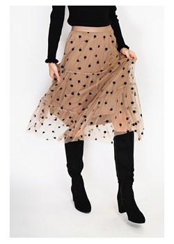 ASSUILI Spódnica w kolorze jasnobrązowym ze sklepu Limango Polska w kategorii Spódnice - zdjęcie 189117405