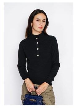 ASSUILI Kaszmirowy sweter w kolorze czarnym ze sklepu Limango Polska w kategorii Swetry damskie - zdjęcie 189117479