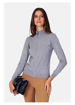 ASSUILI Kardigan w kolorze szarym ze sklepu Limango Polska w kategorii Swetry damskie - zdjęcie 189118068