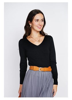 ASSUILI Sweter w kolorze czarnym ze sklepu Limango Polska w kategorii Swetry damskie - zdjęcie 189118178